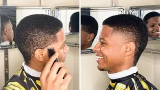 SELF CUT TAPER HAIRCUT | FIRST TIME ATTEMPT | BEGINNER BARBER
