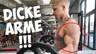 Bizeps und Trizeps: Die besten Übungen für DICKE ARME im Arm Training