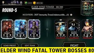 Elder Wind Fatal Tower Boss Battle 80 + Chance for Rare Reward | MK Mobile 2023