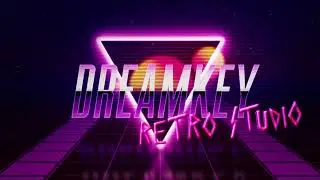 DreamKeyRetroStudio Retrowave loop animation