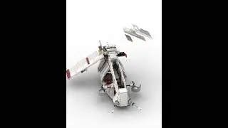 UCS X-WING into Republic Gunship