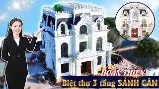 HOÀN THIỆN Biệt Thự 3 Tầng SẢNH CÂN Bề Thế & Đẳng Cấp - Đẹp Nhất Huyện Cho Gia Chủ Tại Ninh Bình