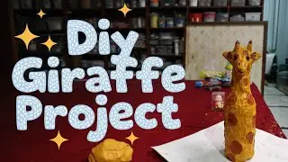 DIY Giraffe Craft #youtubeshorts #ytshorts #shorts #short #youtubeshorts #CraftIdeas #diy #art