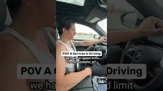 POV: немец за рулем