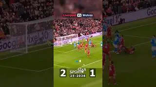 Bueno Goal - Liverpool Vs Wolves (2-1) #goal #football #epl #liverpool #wolves #bueno #shorts
