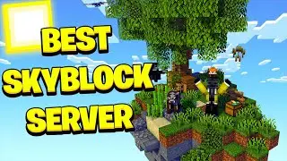 BEST SKYBLOCK SERVER FOR MCPE (Minecraft Bedrock Edition)