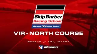 Skip Barber Formula iRacing Series | Round 3 | VIR - North Course