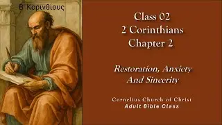 Class 02 - Restoration, Anxiety and Sincerity