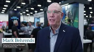 ICOM America's National Marketing Manager, Mark Behrends at IWCE 2025