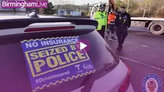 Birmingham 'roadside checks' warning as police take 7,000 drivers off the streets