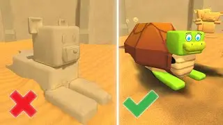 Stone Turtle to Real Turtle Transformation! | Super Bear Adventure