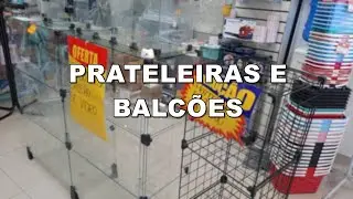 PRATELEIRAS E BALCÕES PARA SUA LOJA NA 25 DE MARÇO