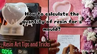 How to Calculate the Resin Quantity for a Mould| Resin art tips & tricks|Resin#resinart#resincrafts