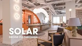 Solar Drone Fly-Through