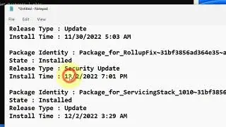 An Error Has Occurred, Not All Of The Updates Were Successfully Uninstalled