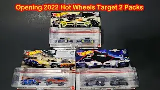Opening 2022 Hot Wheels Target 2 Packs Skylines Mustangs Plymouths