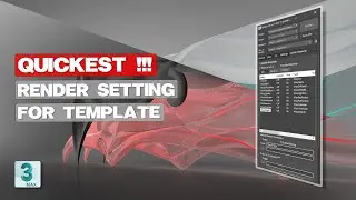 3Ds Max V-Ray 5 Render Settings. Do it just one time! | 5
