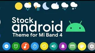Stock android theme in mi band 4 (New theme in mi band 4) V96 update