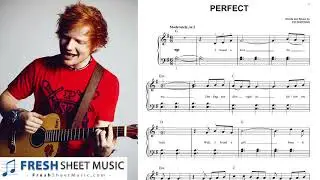 Ed Sheeran 'Perfect' Sheet Music, Piano Notes, Chords