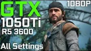 Days Gone # GTX 1050 Ti + Ryzen 5 3600 # V Low vs  Low vs  Medium vs  High vs  V High # 1080p 1080p6