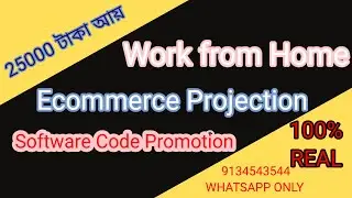 Ecommerce Projection- Work Home Management- Software based Job
