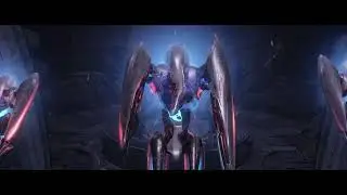 Metroid Prime 4 - Volt Forge Tower 2: Defeat Psy-bots and Take Elevator Down | Save Station Gameplay