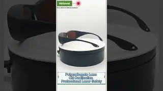 Laser Safety Glasses OD4+ Yag Blue Green and UV Eye Protection Goggles for 450nm 532nm 980nm 1064nm