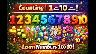 1 to 10 Counting with Coloring | Learn Numbers | Brainy World Kids