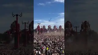 Even the helicopter joined the very famous Crowd Control🔥💀 #defqon1 #hardstylefamily #shorts