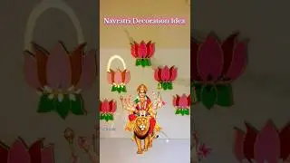 Navratri decoration ideas😍 #craft #diy #navratridecorationideas #shorts