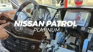 Nissan Patrol Y62 Platinum Tesla Style Android Screen with Carplay.