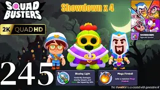 Squad Busters - Walkthrough Gameplay Part 244 - Spike, Medic, Wizard - Showdown x 4