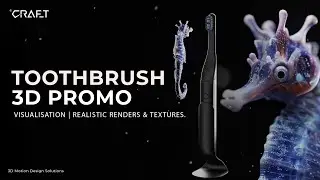 Toothbrush 3D Promo | Realistic Renders & Textures