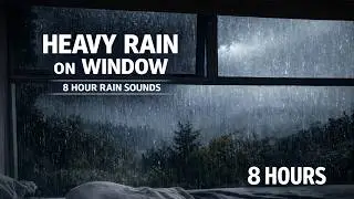 Heavy Rain Sounds | 8 Hours of Deep Sleep, Insomnia Relief & Relaxation