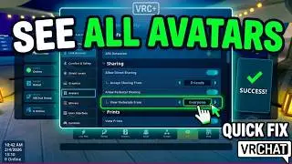 Как включить отображение аватаров всех пользователей в VRChat | Простой способ