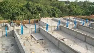 Making of the  Concrete Fish ponds