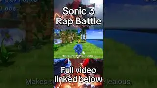 sonic 3 movie rap #shorts #sonic #sonicthehedgehog #videogame #rapbattle