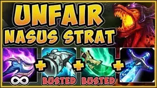 WTF! NEW INFINITE SLOW NASUS BUILD IS 100% ABSURD! NASUS SEASON 9 TOP GAMEPLAY! League of Legends