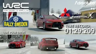 Assoluto Racing | Mitsubishi Lancer Evolution X - Rally Sweden [1:29:209] (Gameplay)