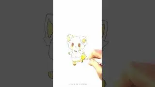 🦌Drawing Retsuko's Portrait🔴Vibrant Guide to Metal-Headed Office Worker🤘#shorts #drawing #RavlykArt