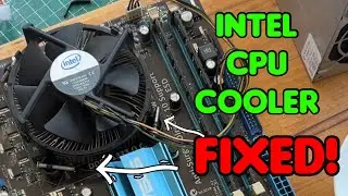 Как починить кулер Intel CPU со сломанными ножками