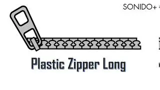 Sound Effect Plastic Zipper - Rip Zip Up