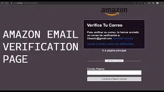 Blazor 101: Dise&ntilde;o de Verificaci&oacute;n de Email  en Blazor (AMAZON Email Verification Page)