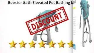 Booster Bath Elevated Pet Bathing Medium  | Review and Discount