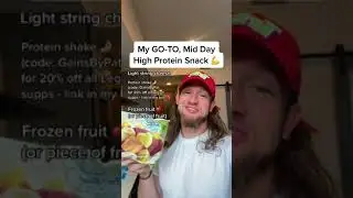 My GO-TO, Mid Day High Protein Snack!