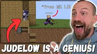 JUDELOW IS A GENIUS!!! Judelow using Reverse Psychology against sweaty SMP players (REACTION!!!)