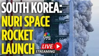 South Korea Rocket Launch LIVE: 누리호 발사 | Nuri Space Centre Liftoff | Goheung, Hanwha | N18G