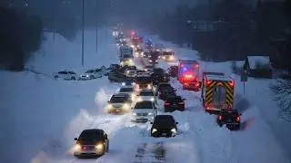 How Did This Winter Storm Turn a Highway Into a Massive Crash Zone?