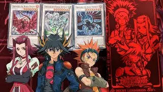 DECKS LENDÁRIOS 5D'S  - DECK DO YUSEI, CROW E AKISA - UNBOXING