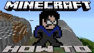 Minecraft ~8 Bit~ HOW TO : Nightwing~DC Comics~ ( Tutorial ) /W Killerkev